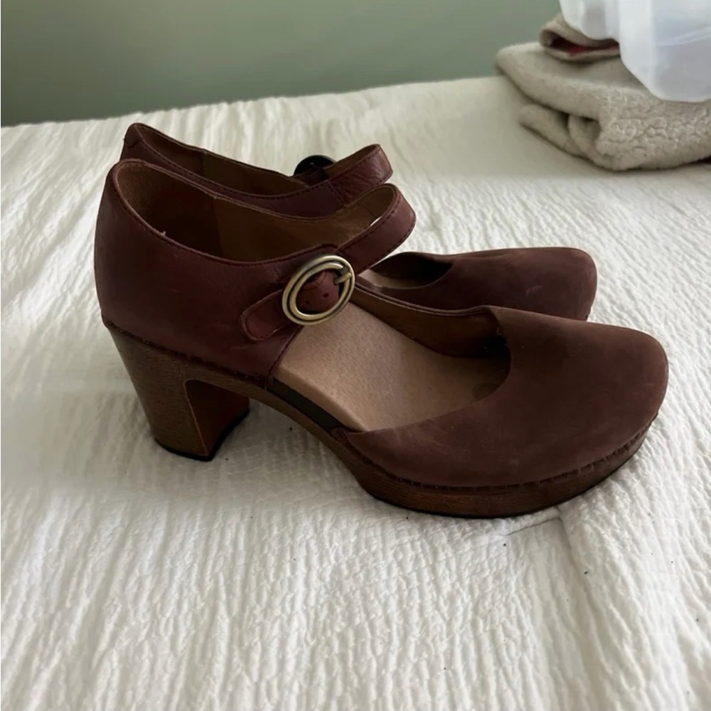 Dansko Dorothy Mary Jane Heels in Brown Size 10.5/EU 41